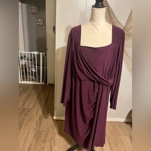 Gorgeous Dress, size 3X, Catherine’s brand, maroon